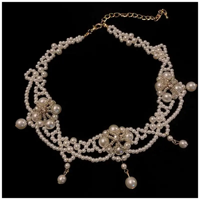 Kawaii Luxe Pearl Choker β¨π Multi-Layered Charm for Party Princesses ππΈ