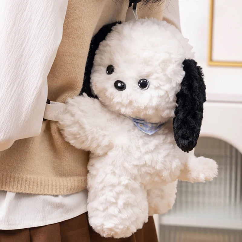 Kawaii Plush Cat Crossbody Bag πΎβ¨ - Adorable Dog Shoulder Bag with Cute Detachable Strap ππ for Women & Girls!