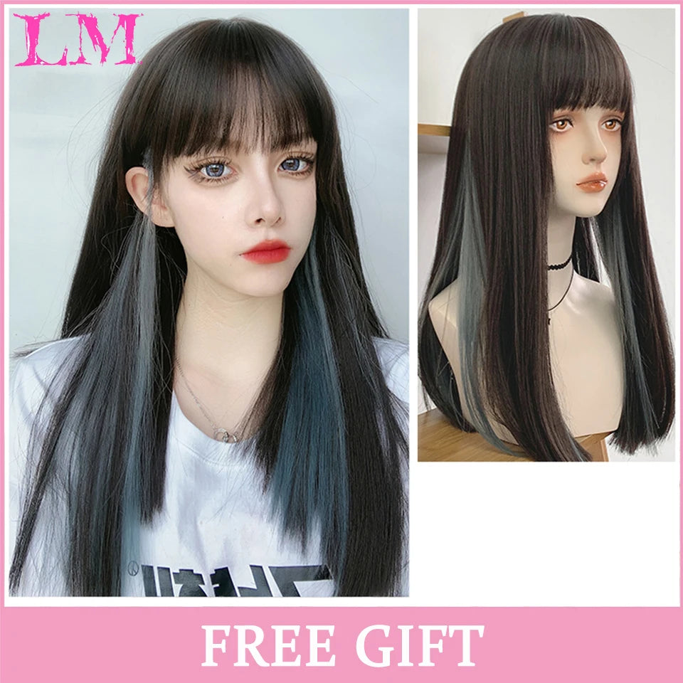 Kawaii Ombre Pink Wavy Wig πβ¨ | Heat Resistant Hair for Cosplay & Daily Fun! ππΈ