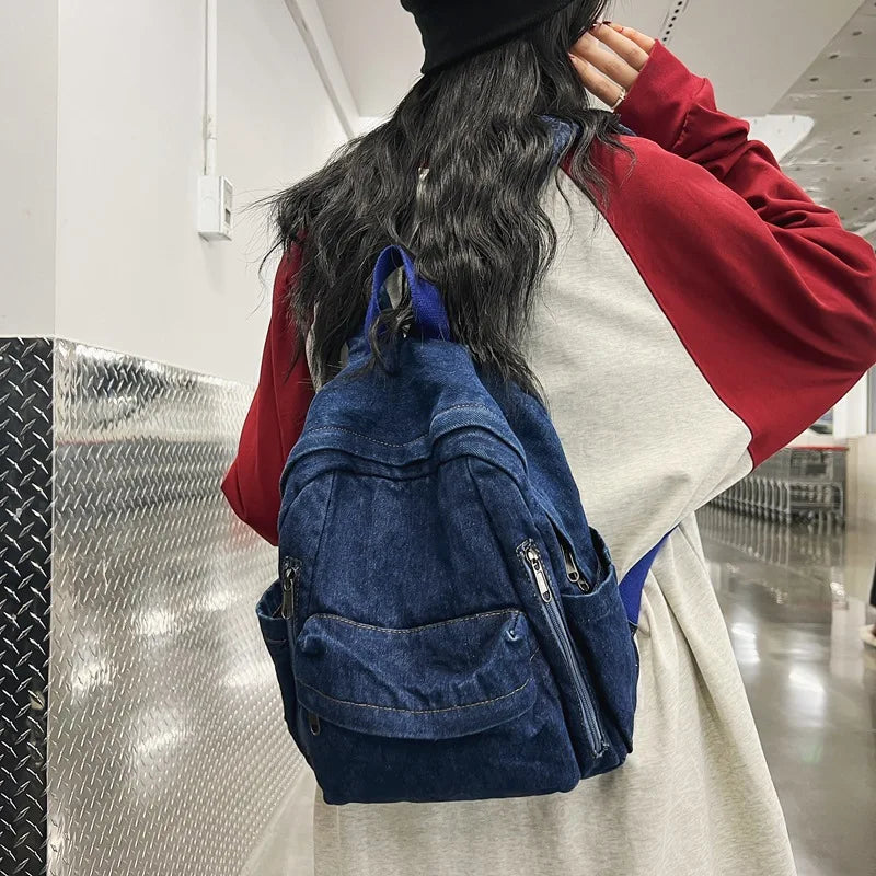 Kawaii Vintage Cowboy Backpack πβ¨ Personalized Gift for Students | Custom Name & Large Capacity Travel Bag ππ