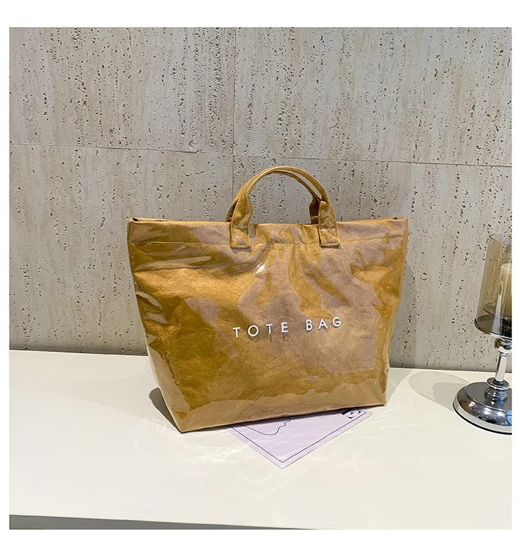 Kawaii Chic Clear Tote Bag πβ¨ | Stylish & Spacious Velcro Handbag for Women ππ | Perfect for Casual Outings!