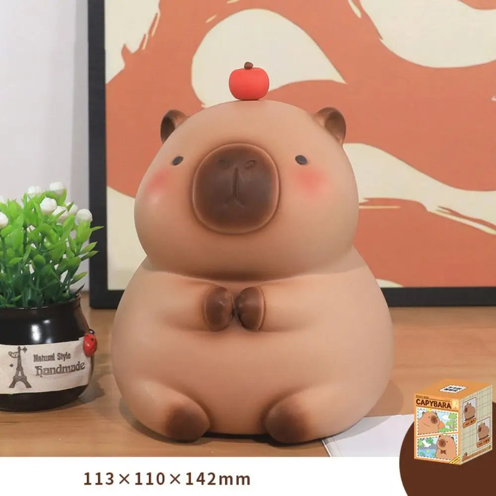 Adorable Kawaii Capybara Piggy Bank πΉπ° - Large Capacity for Cash Savings & Home Decor! Perfect Gift for Kids!