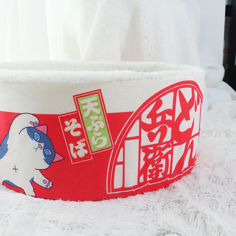 π Noodle Cozy Cat Nest πΎ Fleece-Lined Delight for All Seasons πΆβ¨