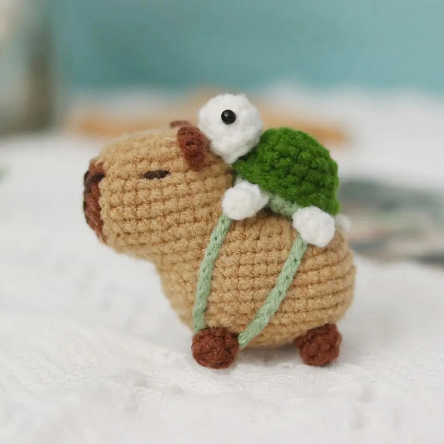 Kawaii Capybara Crochet Kit π§Άβ¨ - Adorable Animal Craft Set for Beginners & Gift Lovers ππΎ