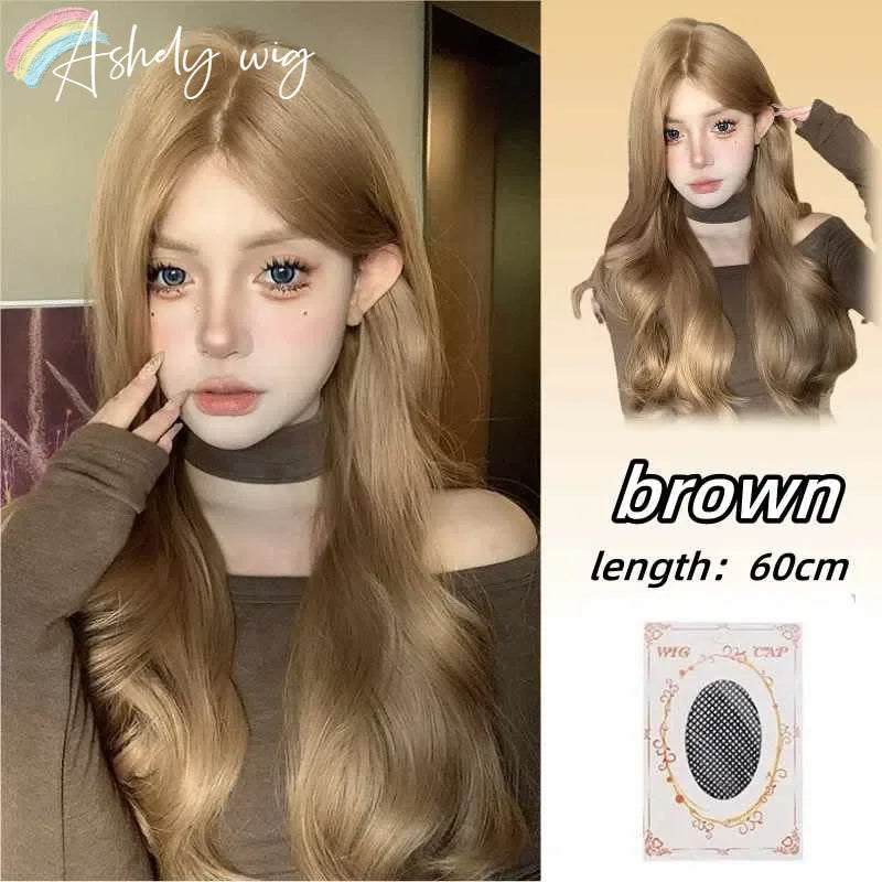 Kawaii Pink Wavy Wig πΈβ¨ | Dreamy Synthetic Cosplay Hair for School & Daily Fun! π