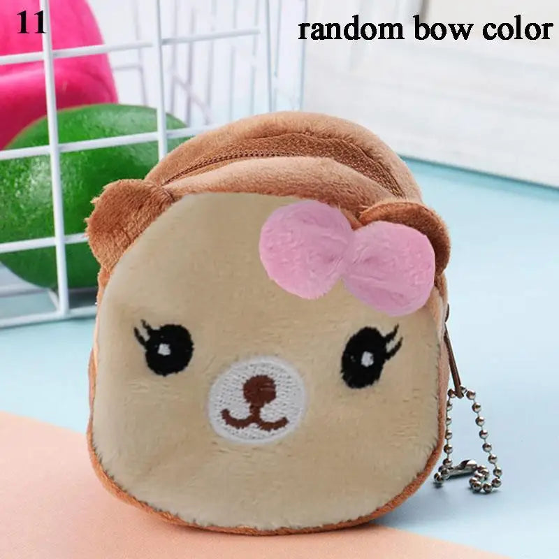 ๐๐Adorable Fruit Plush Coin Pouch - Mini Wallet for Sweeties! ๐โจ