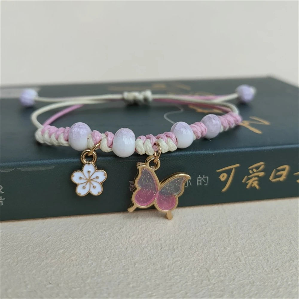 Kawaii Strawberry & Cherry Friendship Bracelets 🍓🍒✨