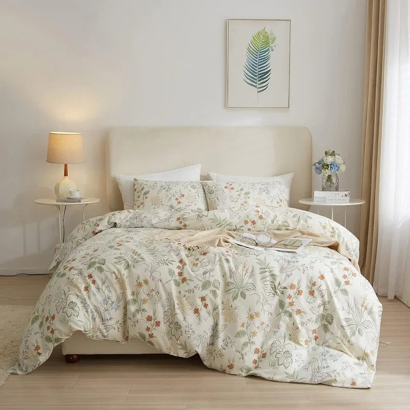 Kawaii Strawberry Dreams Duvet Cover Set - Adorable 3-Piece Cotton Bedding for Cozy Comfort ๐โจ