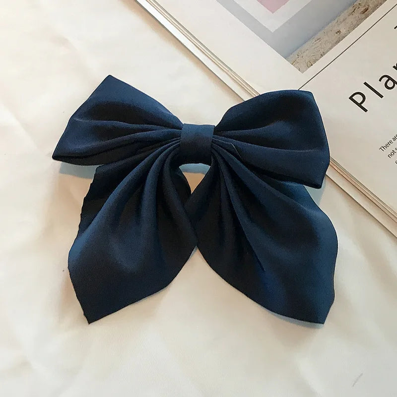 Kawaii Rainbow Bow Hair Clips πβ¨ | Adorable Satin Barrettes for Girls & Women | Cute Butterfly Hair Accessories π¦π