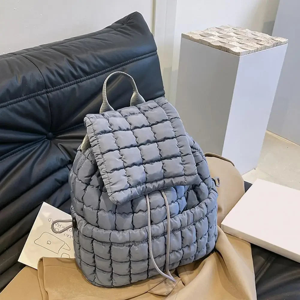 Kawaii Bubble Check 18L Backpack πβ¨ - Stylish Flap Top & Drawstring Closure for School & Travel! ππ