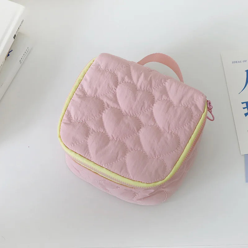Kawaii Love Makeup Bag πΈβ¨ | Adorable Large Capacity Travel Handbag & Wash Bag ππ