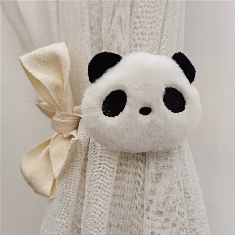 Kawaii Cartoon Doll Curtains πβ¨ with Adorable Cloud Clips βοΈ | Cute & Cozy Kids Room Decor π§Έπ