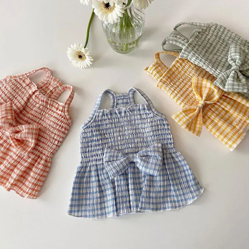 โจ Adorable Summer Pup Dress ๐ธ for Stylish Small Dogs! ๐พโจ