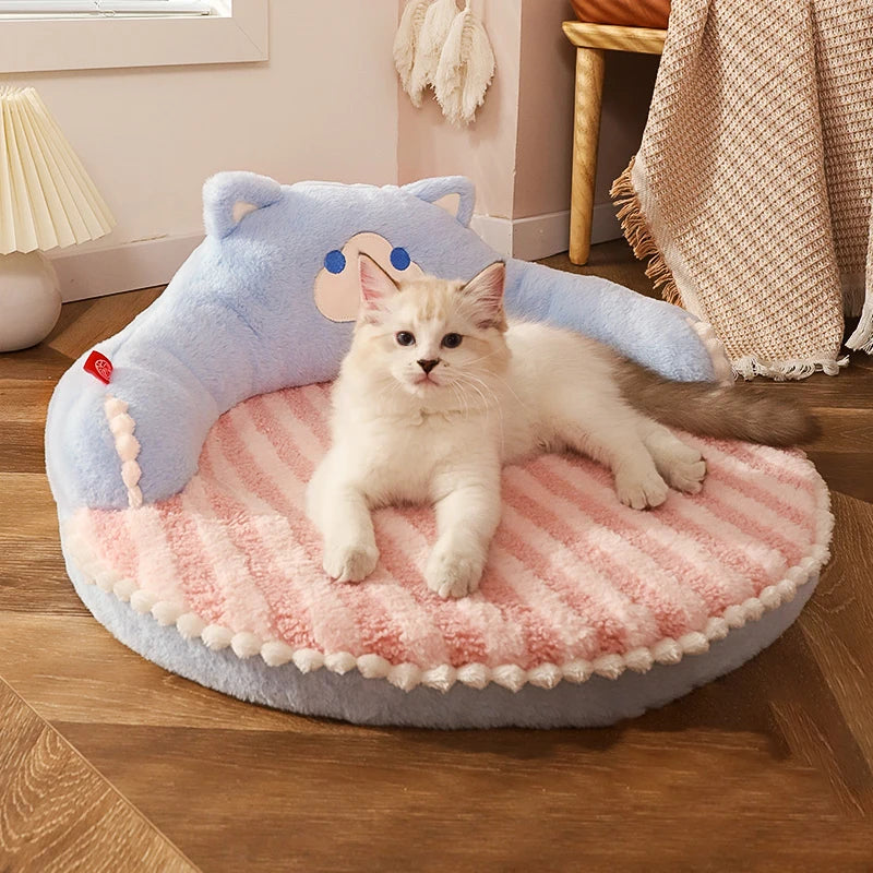 Cozy Cat Cloud โ๏ธ๐ฑ - Adorable Pet Bed for Snuggly Dreams! ๐คโจ