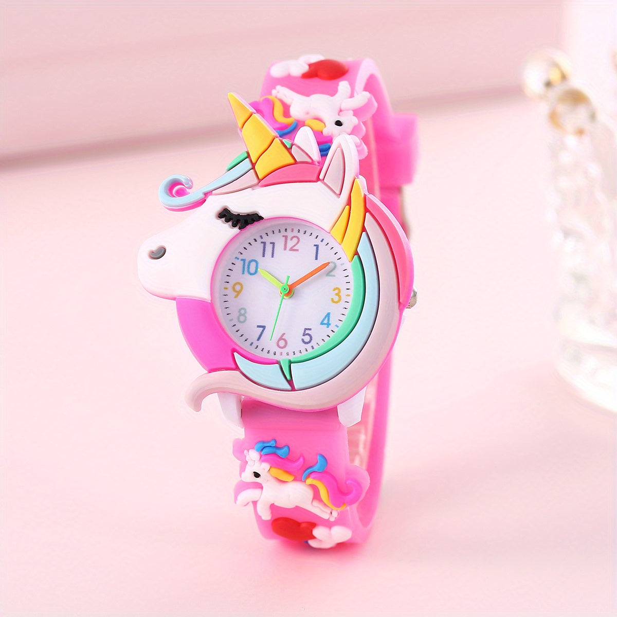 ⨠Cute & Colorful Kids' Silicone Cartoon Watch š - Fun & Funky Wrist Timepiece for Young Explorers! š - Pixie Quill