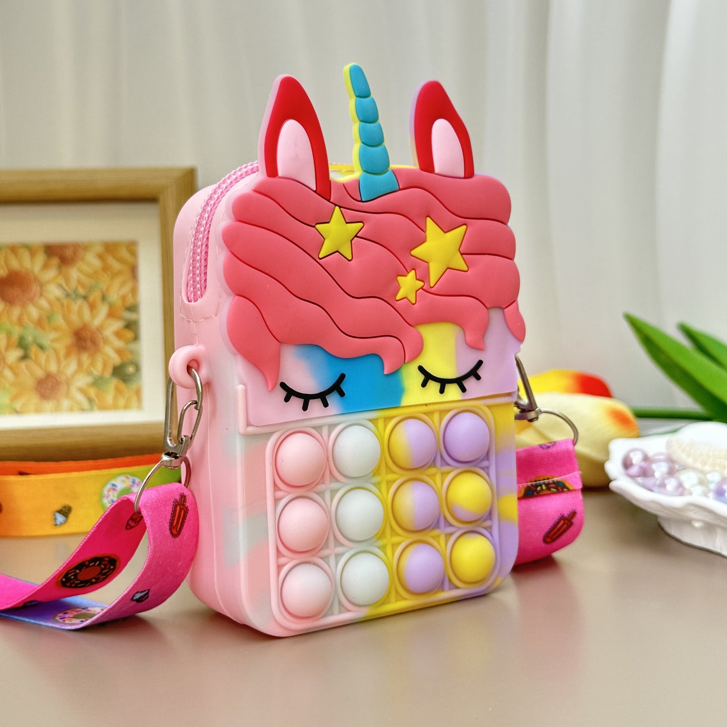 π Magical Unicorn Satchel π¦π - Adorable Coin Purse for Little Dreamers! π Ideal Gift for Ages 3-6! - Pixie Quill