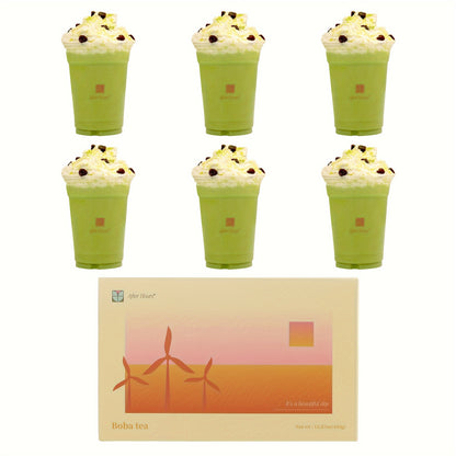 Bubble Tea Delight Kit 🍵✨ - 6 Pcs of Joy with Popping Bubbles, Nata De Coco & Crystal Jelly! 🎉🥤 - Pixie Quill