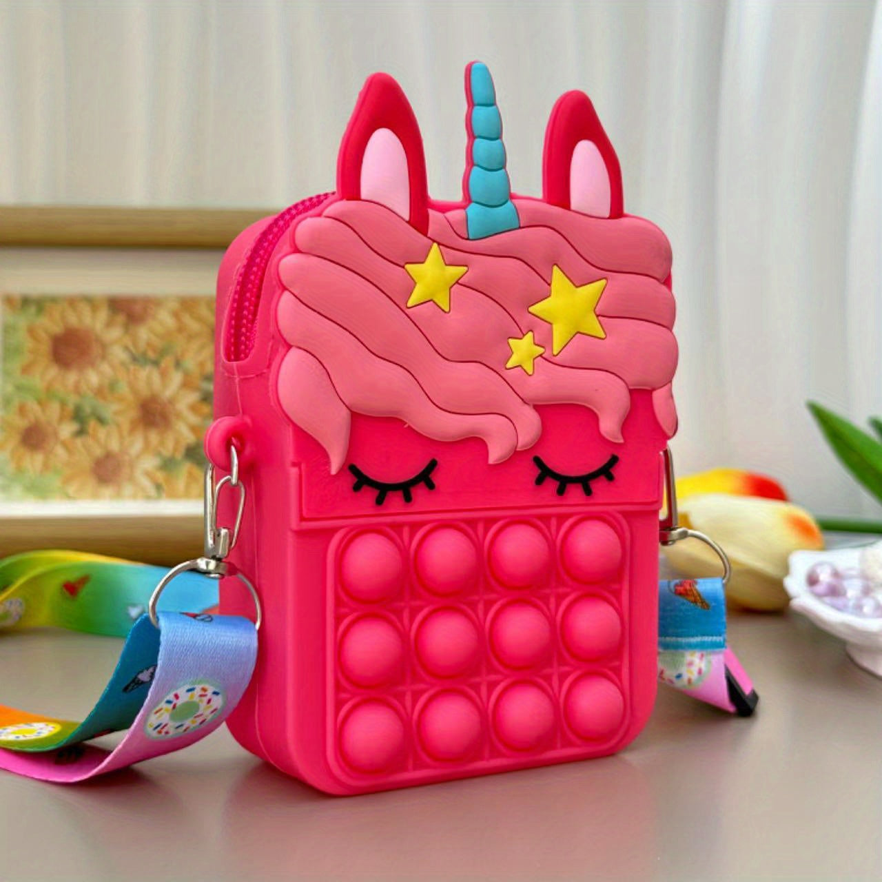 🌟 Magical Unicorn Satchel 🦄💖 - Adorable Coin Purse for Little Dreamers! 🎈 Ideal Gift for Ages 3-6! - Pixie Quill