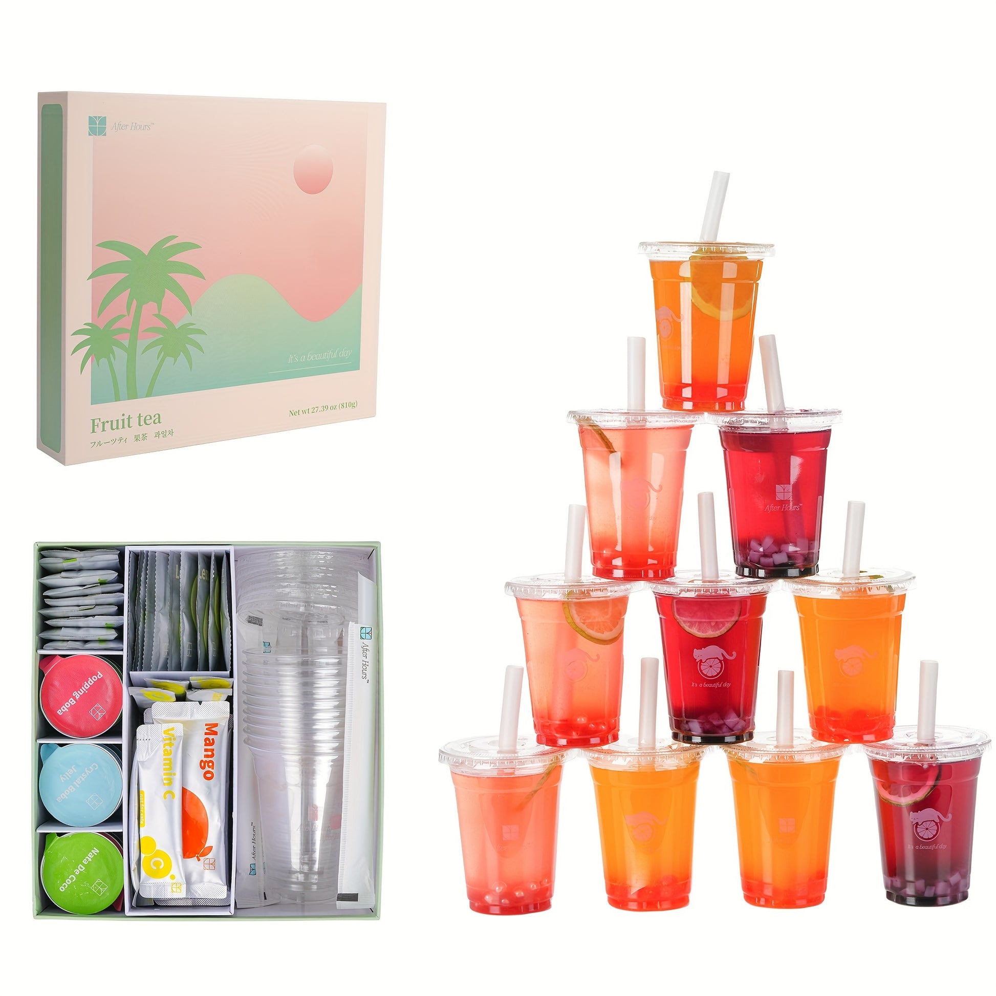 Boba Tea Delight! 🍭💖 10-Drink Adventure with Sweet Flavors & Popping Pearls 🌟🍓 - Pixie Quill