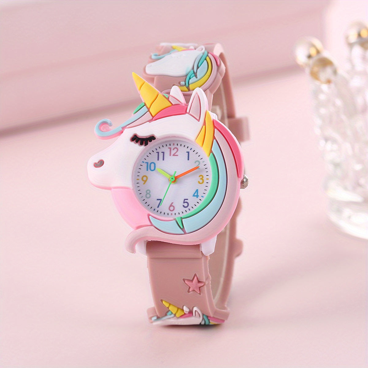 ✨ Cute & Colorful Kids' Silicone Cartoon Watch 🕒 - Fun & Funky Wrist Timepiece for Young Explorers! 🎈 - Pixie Quill