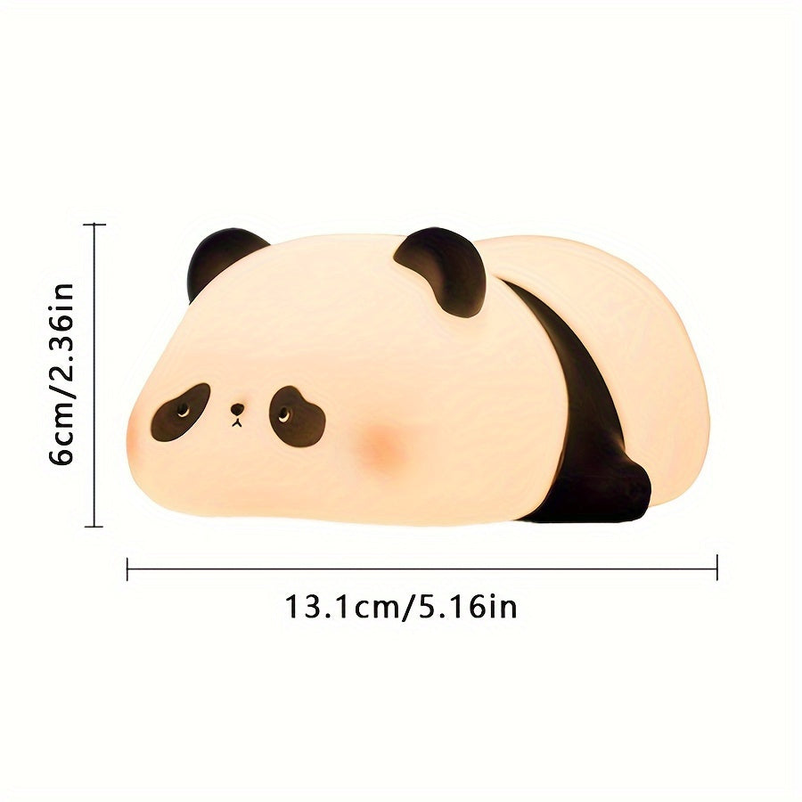 Panda Pals ✨ Soft Glow Night Light 🐼 USB Rechargeable & Voice-Activated 🌙 Perfect for Cozy Rooms! - Pixie Quill