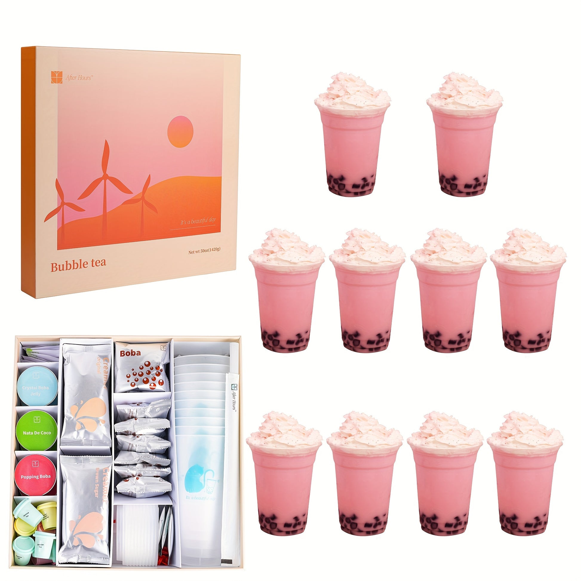 Boba Tea Delight! 🍭💖 10-Drink Adventure with Sweet Flavors & Popping Pearls 🌟🍓 - Pixie Quill