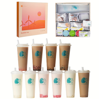 Boba Tea Delight! 🍭💖 10-Drink Adventure with Sweet Flavors & Popping Pearls 🌟🍓 - Pixie Quill