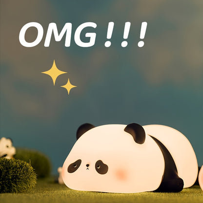 Panda Pals ✨ Soft Glow Night Light 🐼 USB Rechargeable & Voice-Activated 🌙 Perfect for Cozy Rooms! - Pixie Quill