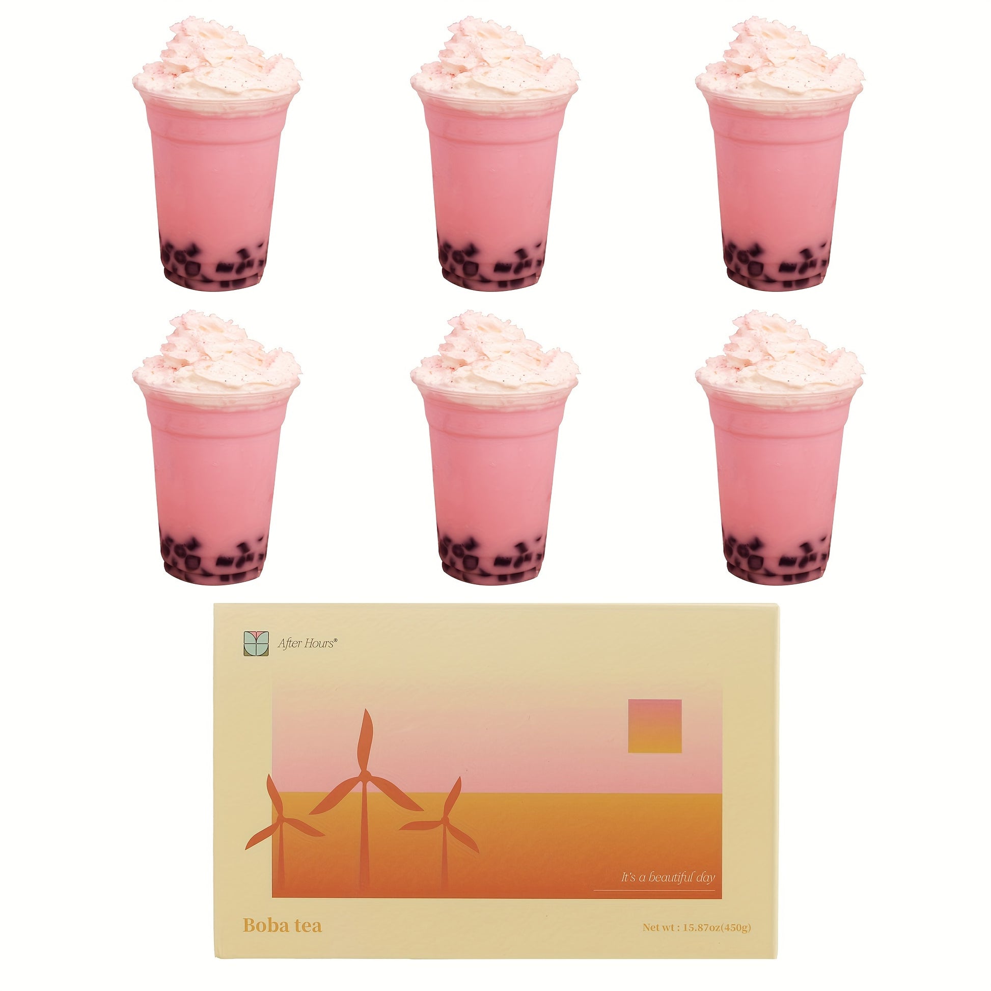 Bubble Tea Delight Kit 🍵✨ - 6 Pcs of Joy with Popping Bubbles, Nata De Coco & Crystal Jelly! 🎉🥤 - Pixie Quill