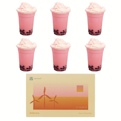 Bubble Tea Delight Kit 🍵✨ - 6 Pcs of Joy with Popping Bubbles, Nata De Coco & Crystal Jelly! 🎉🥤 - Pixie Quill