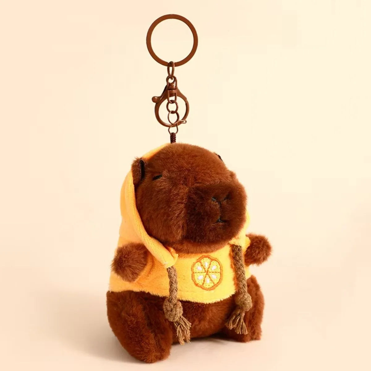 Capybara Plush Pendant Keychain Cute Bag Charm Desk Decor 🐾🧸🌸