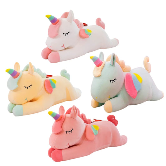 Kawaii Unicorn Plush Pillow 🦄✨ - Adorable Stuffed Doll for Kids' Birthdays & Christmas Gifts! 🎁💕