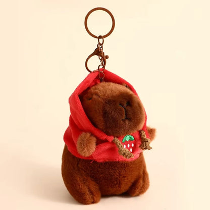 Capybara Plush Pendant Keychain Cute Bag Charm Desk Decor 🐾🧸🌸