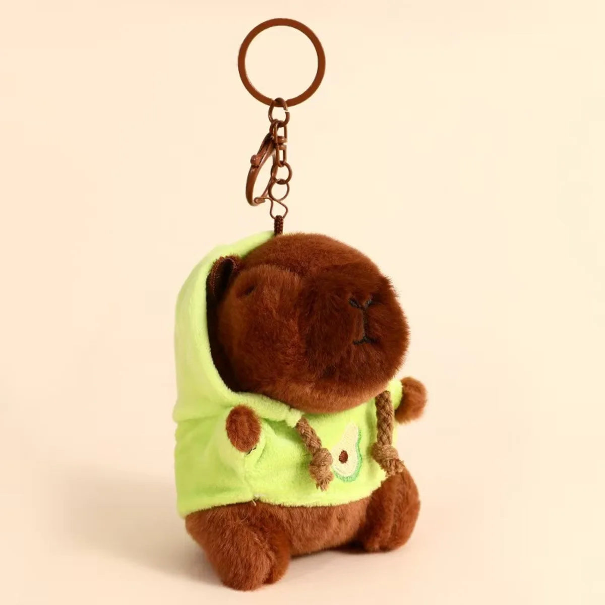 Capybara Plush Pendant Keychain Cute Bag Charm Desk Decor 🐾🧸🌸