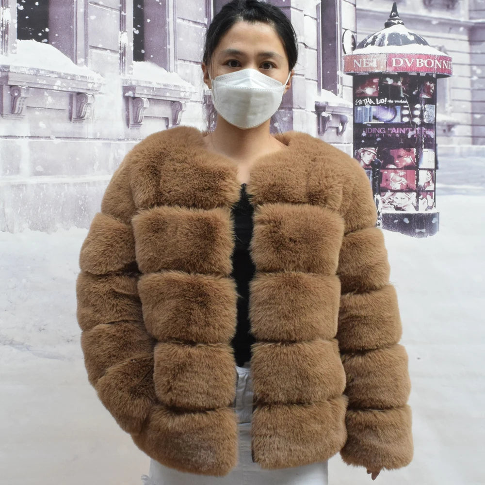 Kawaii Cozy Faux Fur Jacket 🌟✨ | Chic Winter Outerwear for Stylish Ladies ❄️💕