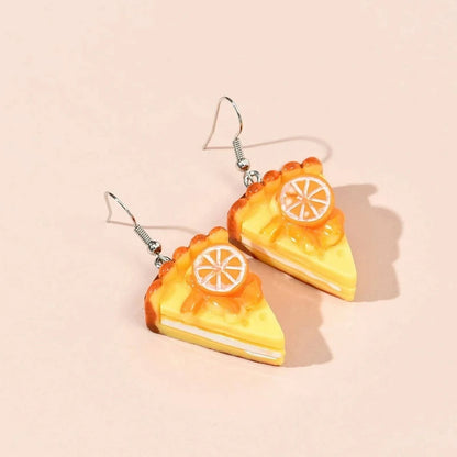 🍓 Cute Strawberry & Watermelon Cake Earrings 🍉✨ Handmade Sweetness for Every Occasion! 🎉💖
