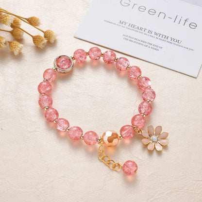 💖 Adorable Kawaii Popcorn Beads Bracelet 🌈 for Girls - Whimsical Friendship Jewelry 🌟