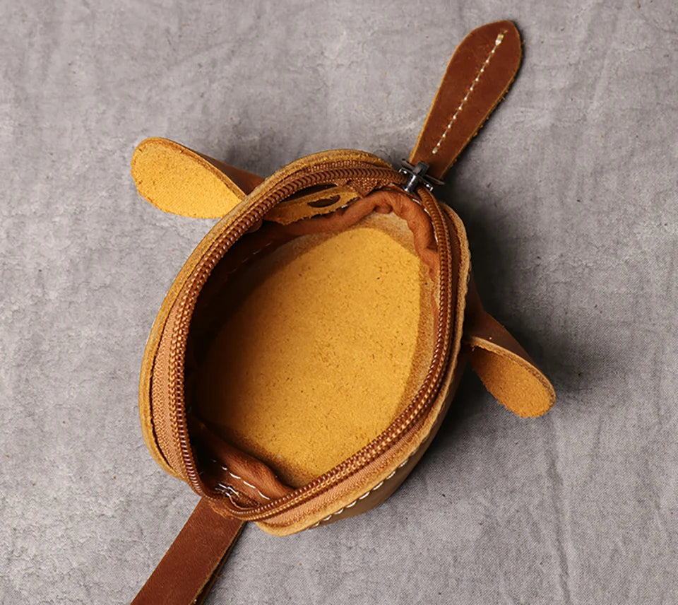 Adorable Kawaii Mouse Coin Purse 🐭✨ | ZRCX Leather Key Wallet for Kids & Adults 👜💖