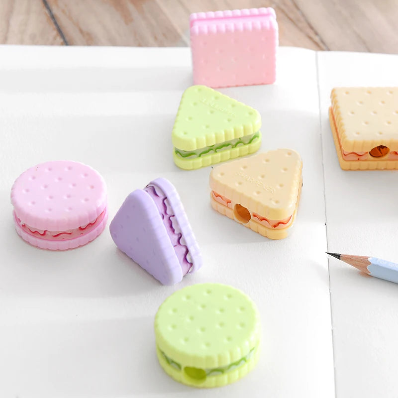 Adorable Kawaii Cookie Pencil Sharpener 🍪✨ - Creative Dessert-Inspired School Supply by Ellen Brook!