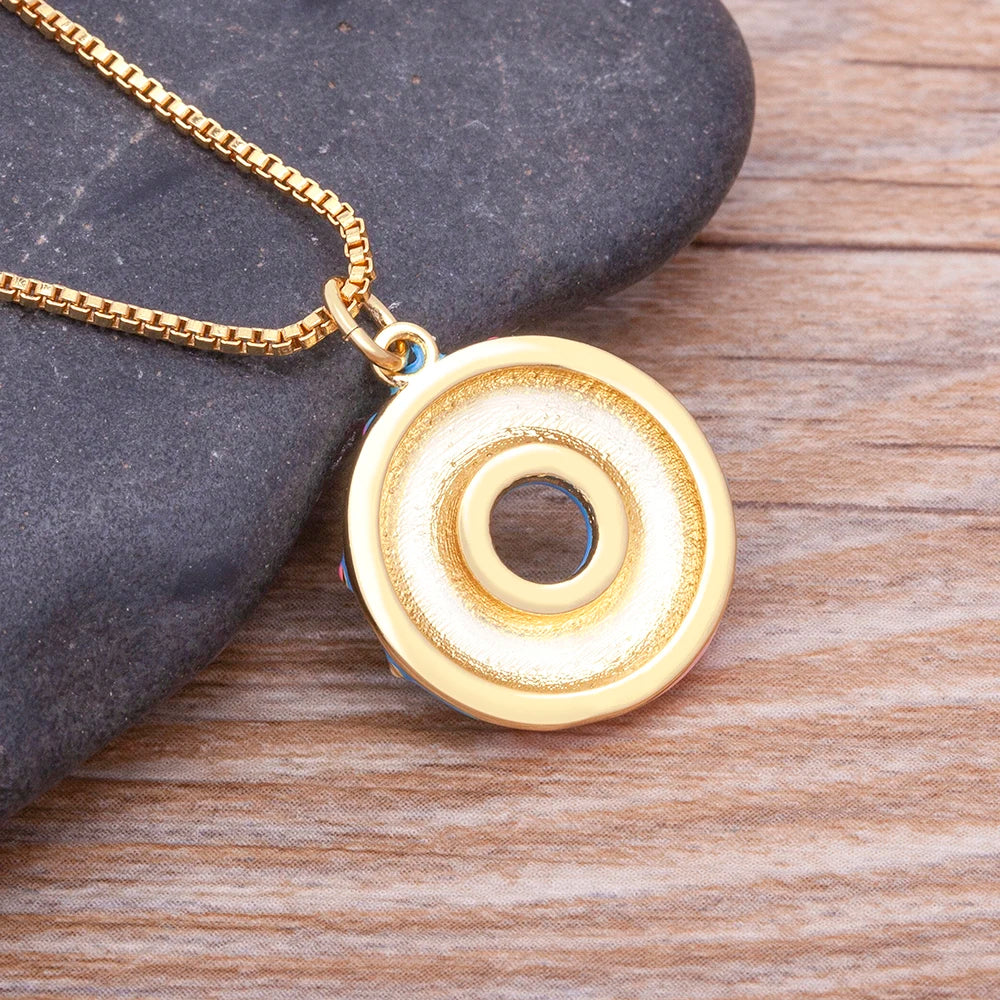 Sweet Kawaii Donut Pendant Necklace 🍩✨