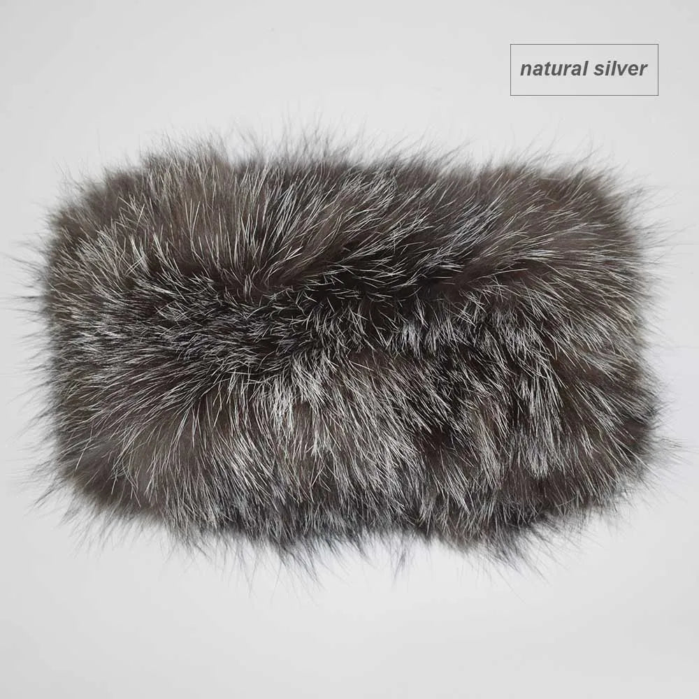 Whimsical Fox Fur Knit Headband For Women Cute Elastic Ear Warmer 🦊✨