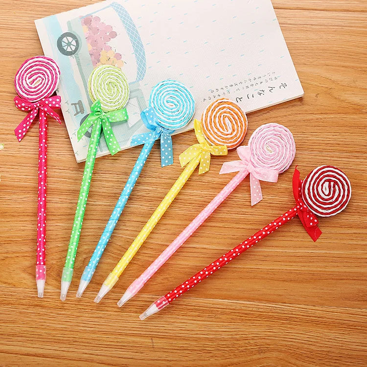 Kawaii Candy Lollipop Ballpoint Pen 🍭 | Cute Office & School Stationery Gift 🎁 | Fun & Whimsical Ellen Brook Design ✏️