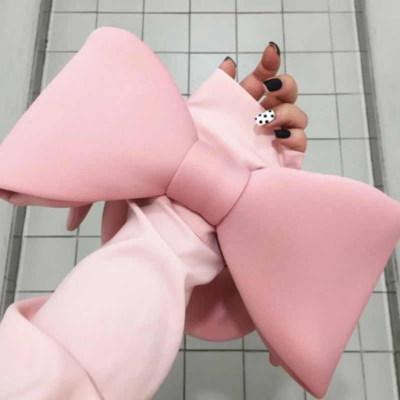 Kawaii Pink Bowtastic Travel Clutch 🎀✨ | Cute Evening Handbag for Parties & Adventures! 🌸👜