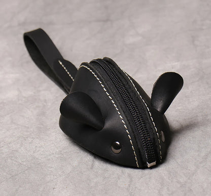 Adorable Kawaii Mouse Coin Purse 🐭✨ | ZRCX Leather Key Wallet for Kids & Adults 👜💖