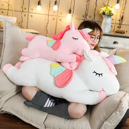 Giant Unicorn Plush Toy 25 To 100cm Soft Stuffed Doll Cute Pillow For Kids Girls Birthday Gift 🦄🧸✨