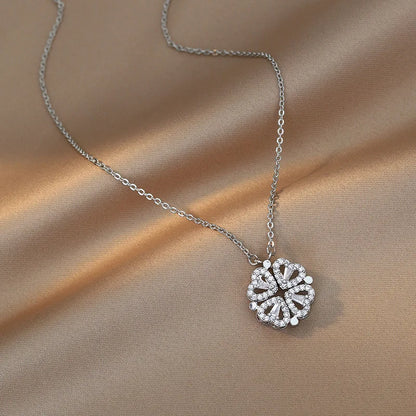 Kawaii Cat Couple Love Necklace 🐾💕 | Trendy Stainless Steel BFF Pendant Jewelry Gift for Friends & Lovers!