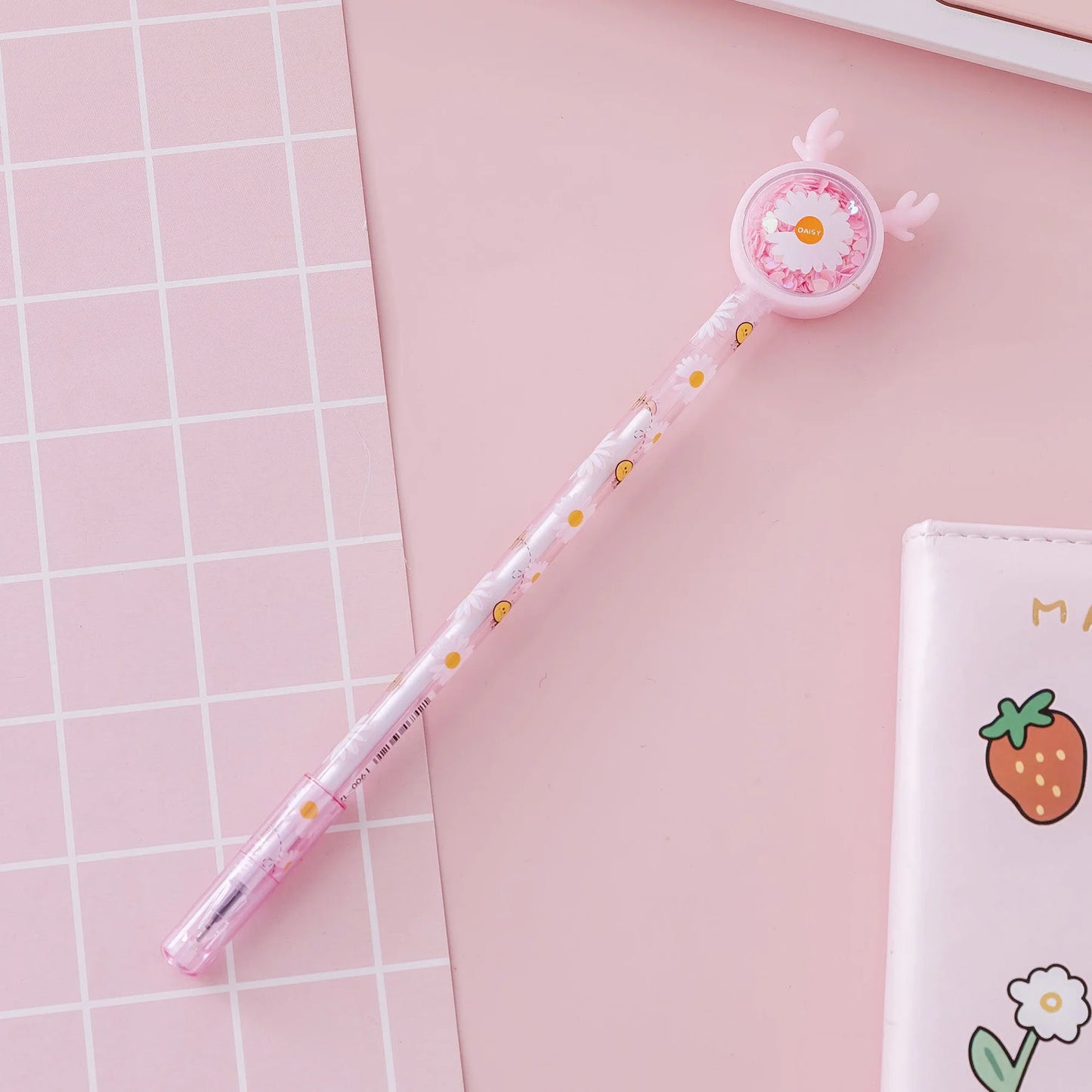 Kawaii Gel Pen 🐰✨ | Cute Rabbit & Butterfly Design | Sweet 0.5mm Ink for School & Office Supplies 🖊️🌼