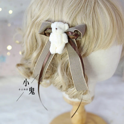 Kawaii Bear Ear Headband 🎀 | Sweet Japanese Lolita Hair Accessories 🐻✨