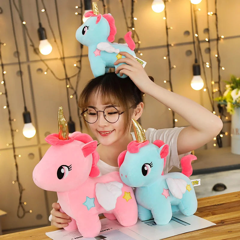 Adorable Unicorn Plush Toy For Kids 10/20 CM Soft Sleep Pillow Gift 🦄💤🎁