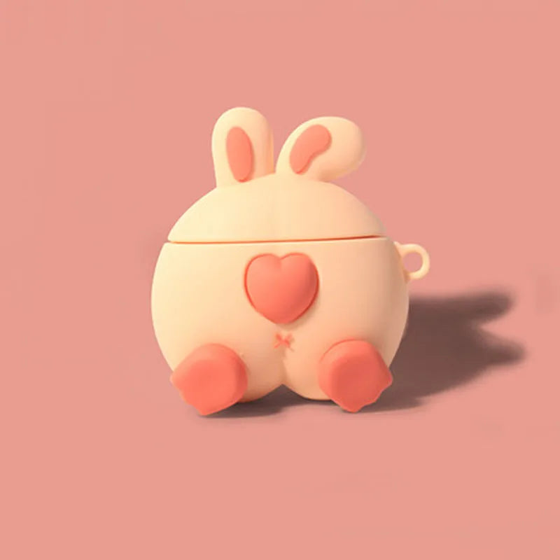 🎉✨ Adorable 3D Pig & Cow Silicone Case for AirPods Pro 🐷🐮 - Cute & Protective Earphone Cover! 🎧💖 - Pixie Quill